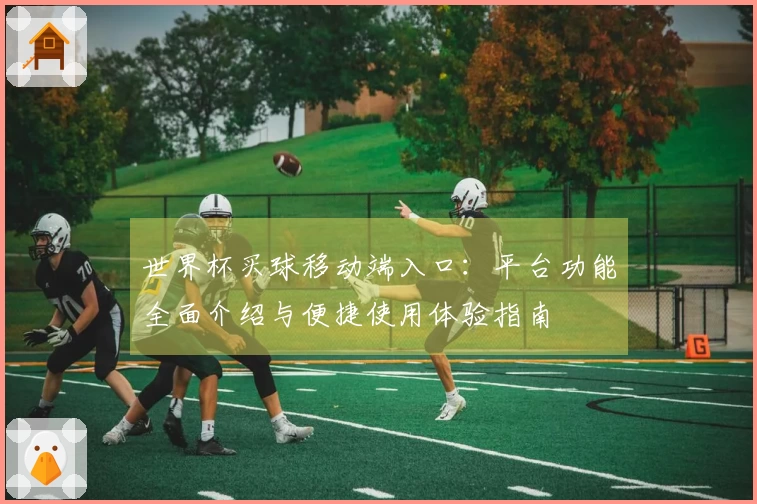世界杯买球移动端入口:平台功能全面介绍与便捷使用体验指南