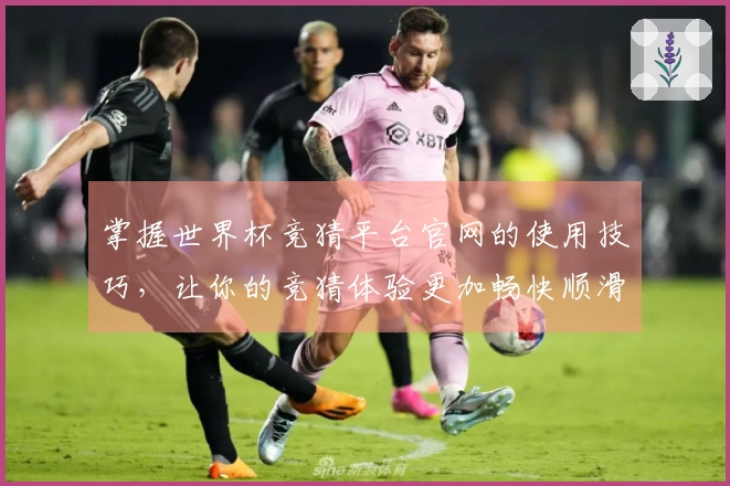 掌握世界杯竞猜平台官网的使用技巧,让你的竞猜体验更加畅快顺滑